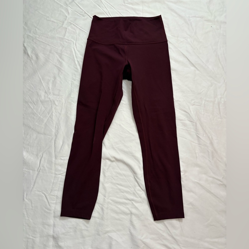 Lululemon Maroon Activewear Leggings